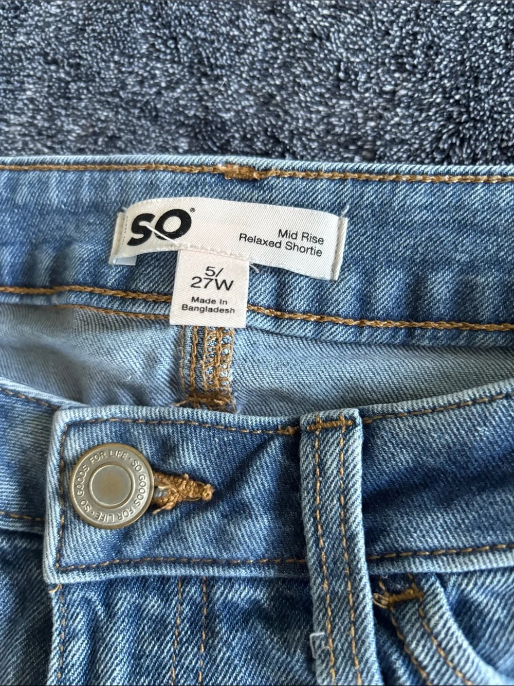 SO Distressed Denim Shorts